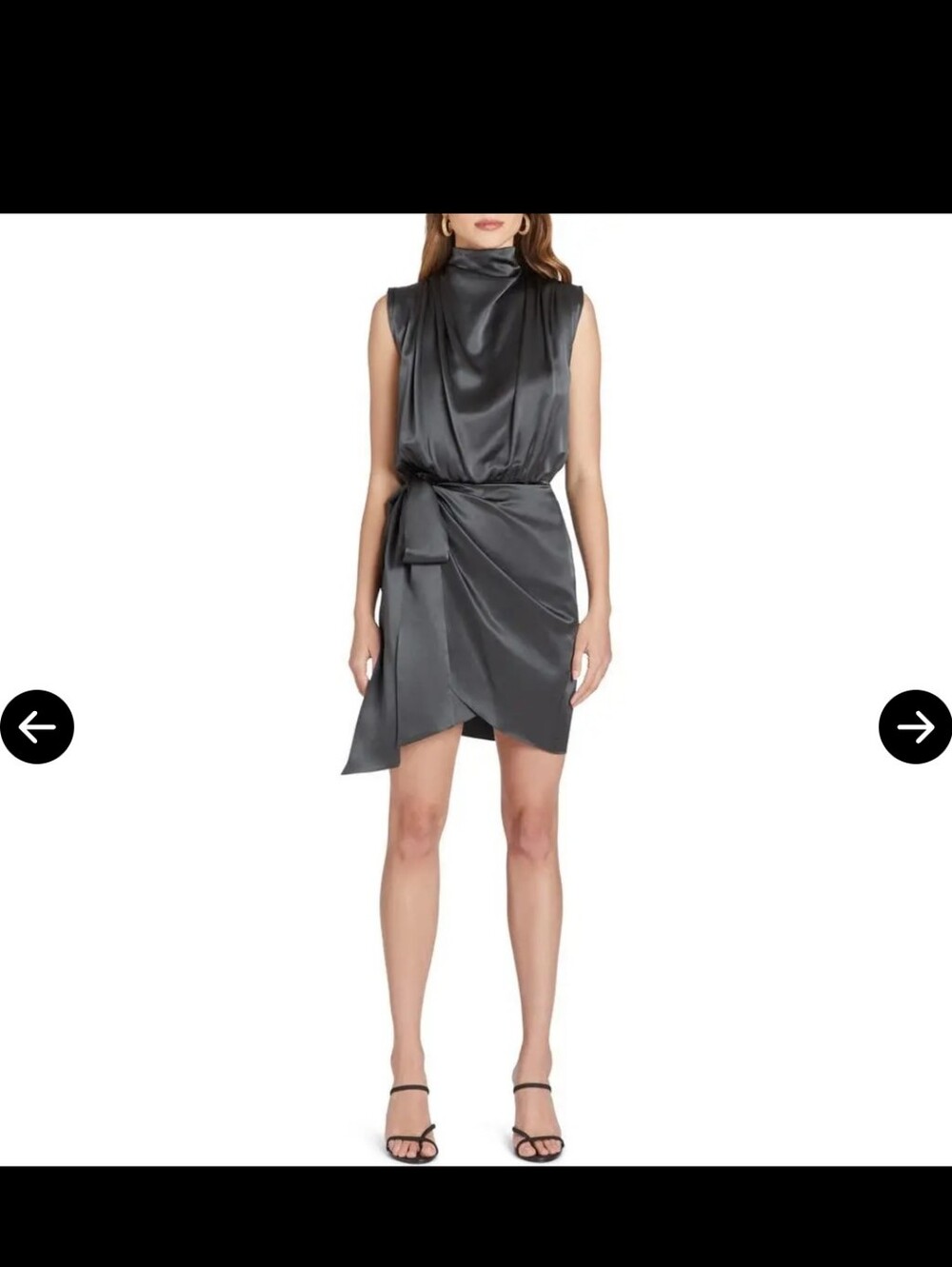 Amanda Uprichard silk dress Mini Dress - Gray